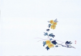 223-13 四季紙富久寿尺3 菊