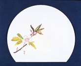 224-5 四季紙富久寿尺三半月 桜